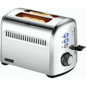 Unold Retro 2 Φρυγανιέρα 2 Θέσεων 950W Inox 38326