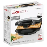 Clatronic ST 3778 Τοστιέρα για 2 Τοστ 750W Inox 263973 - Image 4
