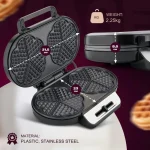 Clatronic WA 3745 Βαφλιέρα για Βάφλες Καρδιά 2 Θέσεων 1200W 263934 - Image 10