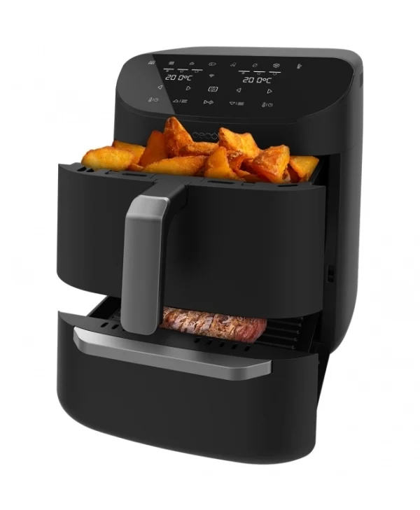 Cecotec Cecofry Food Court 11000 Connected Air Fryer με Wi-Fi 11lt Μαύρο 3282