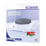 Bomann EKP 5027 Επιτραπέζια Εστία Εμαγιέ Μονή Λευκή 650270 - Image 2