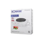 Bomann EKP 5027 Επιτραπέζια Εστία Εμαγιέ Μονή Λευκή 650270 - Image 3