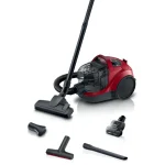 Bosch BGS21CAR Ηλεκτρική Σκούπα 750W με Κάδο 2lt Κόκκινη