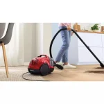Bosch BGS21CAR Ηλεκτρική Σκούπα 750W με Κάδο 2lt Κόκκινη - Image 2