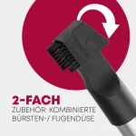 Bomann BS 9019 CB N Ηλεκτρική Σκούπα 700W με Σακούλα 1lt Γκρι 660111 - Image 5