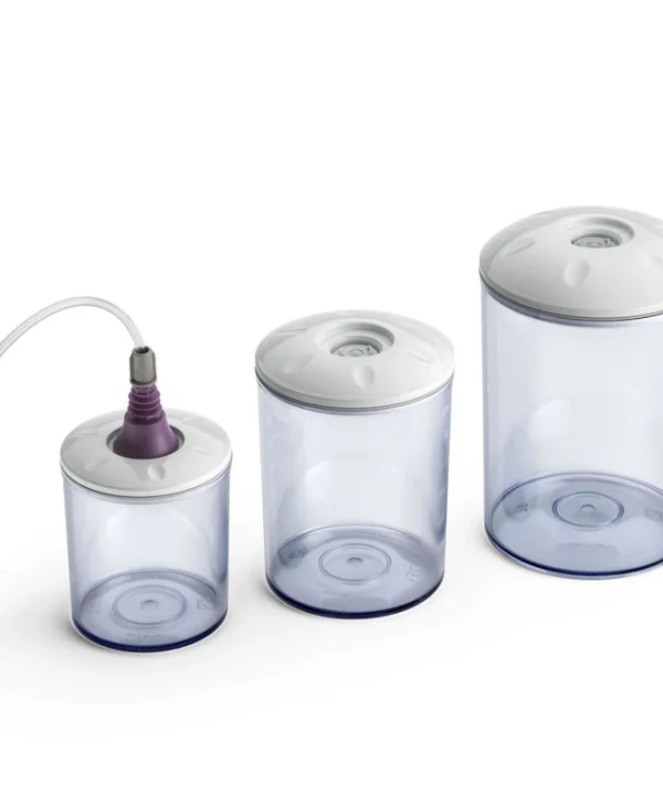 MagicVac Σετ Δοχεία Φαγητού Πλαστικά Διάφανα 11cm 3τμχ ACO1182
