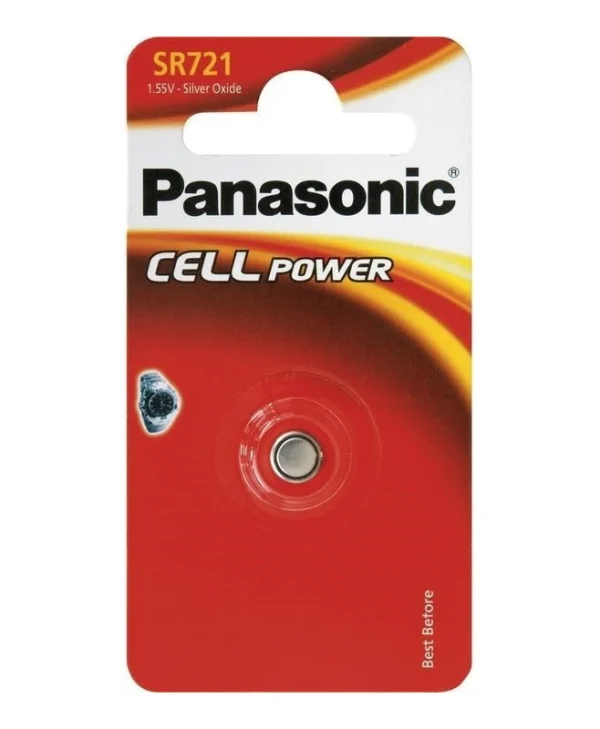 Panasonic Cell Power SR721 Μπαταρία Silver Oxide SR58 1.55V 1τμχ 20409