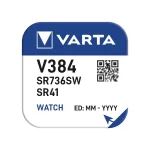 Varta V384 Αλκαλική Μπαταρία Ρολογιών LR41 1.55V 1τμχ 0384101111