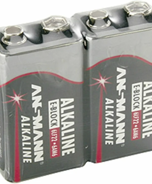 Ansmann Αλκαλικές Μπαταρίες 9V 2τμχ 5015591