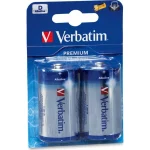 Verbatim Premium Alkaline Μπαταρίες D 1.5V 2τμχ 49923