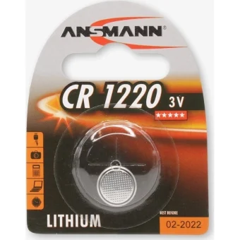 Ansmann Μπαταρία Λιθίου Ρολογιών CR1220 3V 1τμχ 5020062