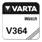 Varta V364 Μπαταρία Silver Oxide Ρολογιών SR60 1.55V 1τμχ 0364101111 - Image 2