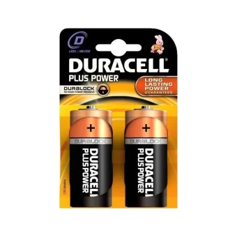 Duracell Plus Power Αλκαλικές Μπαταρίες D 1.5V 2τμχ 147299