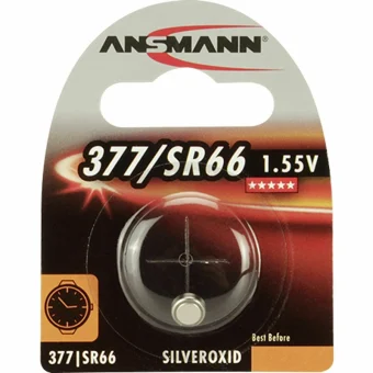 Ansmann 377 Μπαταρία Silver Oxide Ρολογιών SR66 1.55V 1τμχ 1516-0019
