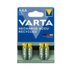 Varta Recharge Accu Recycled Επαναφορτιζόμενες Μπαταρίες AAA Ni-MH 800mAh 1.2V 4τμχ 56813 101 404 - Image 2
