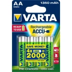 Varta Rechargeable Accu Επαναφορτιζόμενες Μπαταρίες AA Ni-MH 1350mAh 1.2V 4τμχ 56746 101 404 - Image 2