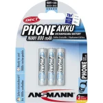 Ansmann Phone Επαναφορτιζόμενες Μπαταρίες AAA Ni-MH 800mAh 1.2V 3τμχ 5030142 - Image 3