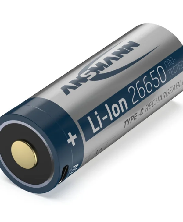 Ansmann Επαναφορτιζόμενη Μπαταρία 26650 Li-ion 5100mAh 3.6V 1τμχ 1307-0012