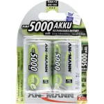 Ansmann Επαναφορτιζόμενες Μπαταρίες D Ni-MH 5000mAh 1.2V 2τμχ 5030922