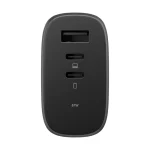 Native Union Φορτιστής Χωρίς Καλώδιο GaN με 2 Θύρες USB-A και Θύρα USB-C 67W Power Delivery Μαύρος FAST-PD67-BLK-2CA - Image 2