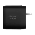 Native Union Φορτιστής Χωρίς Καλώδιο GaN με 2 Θύρες USB-A και Θύρα USB-C 67W Power Delivery Μαύρος FAST-PD67-BLK-2CA - Image 3