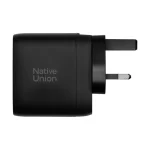 Native Union Φορτιστής Χωρίς Καλώδιο GaN με 2 Θύρες USB-A και Θύρα USB-C 67W Power Delivery Μαύρος FAST-PD67-BLK-2CA - Image 4