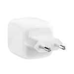 Belkin Φορτιστής GaN με 2 Θύρες USB-C και Καλώδιο USB-C - USB-C 67W Power Delivery Λευκός (BoostCharge Pro) WCH020KQ2MWH-B6