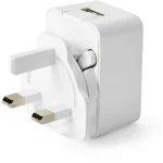 Roberts Φορτιστής Χωρίς Καλώδιο Λευκός (USBPOWER) - Image 3