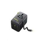 Baseus Enercore Cg11 Network Charger 70w Universal Network Adapter 2 X Ac 2 X Usb 2 X Usb Type-c Retractable Usb Type-c Cable Black "e0307e00" Includes Vat 0.18lei 6932172696474 E0307E00 - Image 4