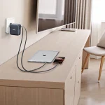Baseus Φορτιστής με Ενσωματωμένο Καλώδιο με Θύρα USB-C USB-C 67W Power Delivery Μαύρος (EnerCore CJ21) E0121D00 - Image 7