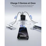 Baseus Φορτιστής GaN με Θύρα USB-A και 2 Θύρες USB-C και Καλώδιο USB-C - USB-C 100W Power Delivery Μαύρος (PicoGo AE21) E0121B00 - Image 5
