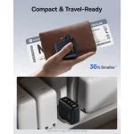 Baseus Φορτιστής GaN με Θύρα USB-A και 2 Θύρες USB-C και Καλώδιο USB-C - USB-C 100W Power Delivery Μαύρος (PicoGo AE21) E0121B00 - Image 8