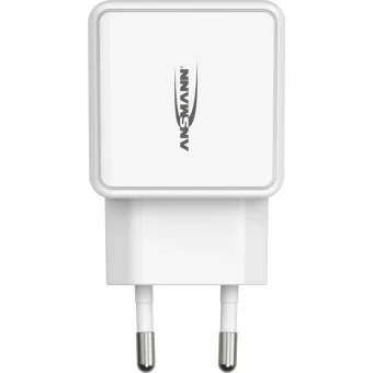 Ansmann Φορτιστής Χωρίς Καλώδιο με 2 Θύρες USB-A Λευκός (HC212) 1001-0114