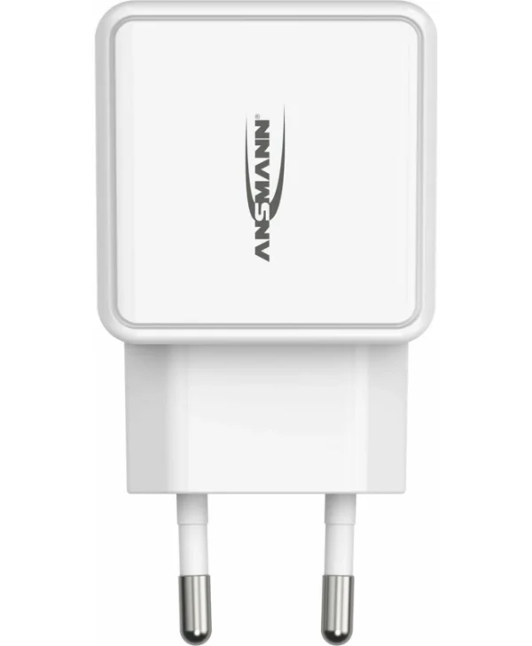 Ansmann Φορτιστής Χωρίς Καλώδιο με 2 Θύρες USB-A Λευκός (HC212) 1001-0114