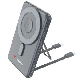 Verbatim Charge'n'Go 2C MagSafe Power Bank 5000mAh Γκρι 32251