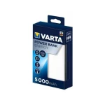 Varta Energy Power Bank 5000mAh με 2 Θύρες USB-A και Θύρα USB-C Λευκό 18753 - Image 2