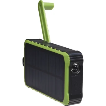 Denver PSO-10012 Ηλιακό Power Bank 10000mAh με 2 Θύρες USB-A Πράσινο 117140100000