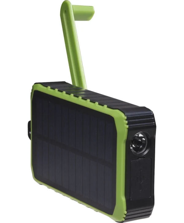 Denver PSO-10012 Ηλιακό Power Bank 10000mAh με 2 Θύρες USB-A Πράσινο 117140100000