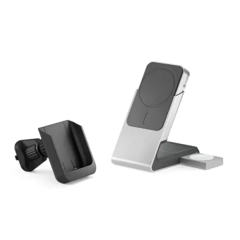 Alogic Βάση Κινητού Αυτοκινήτου με Μαγνήτη MagSafe Μαύρη MM31CPBCBK-G