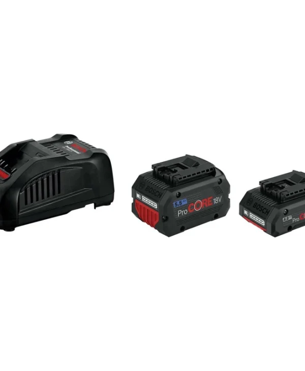 Bosch Σετ 2 Μπαταριών Εργαλείου Λιθίου 18V Χωρητικότητας 4Ah με Φορτιστή GAL 1880 CV 1600A0214A