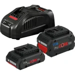 Bosch Σετ 2 Μπαταριών Εργαλείου Λιθίου 18V Χωρητικότητας 4Ah με Φορτιστή GAL 1880 CV 1600A0214A - Image 2