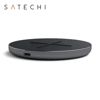 Satechi Ασύρματος Φορτιστής (Qi Pad) Power Delivery Space Gray (ST-IWCBM)