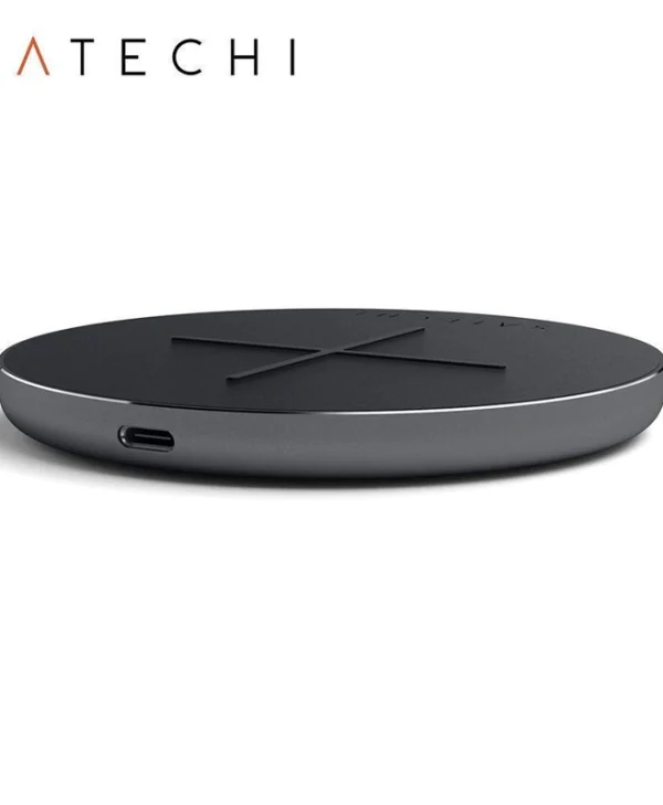 Satechi Ασύρματος Φορτιστής (Qi Pad) Power Delivery Space Gray (ST-IWCBM)