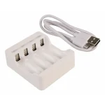 Ansmann Basic IV USB Φορτιστής 4 Μπαταριών Ni-MH Μεγέθους AA/AAA Σετ με 4x AA 1300mAh 1001-0120-01 - Image 4