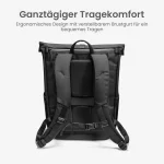 tomtoc Τσάντα Πλάτης για Laptop 17.3" σε Μαύρο χρώμα T61L1D1 - Image 8