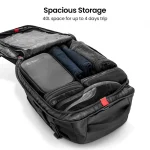 tomtoc Τσάντα Πλάτης για Laptop 17" σε Μαύρο χρώμα T66M1D1 - Image 6