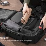 tomtoc Τσάντα Πλάτης για Laptop 17" σε Μαύρο χρώμα T66M1D1 - Image 7