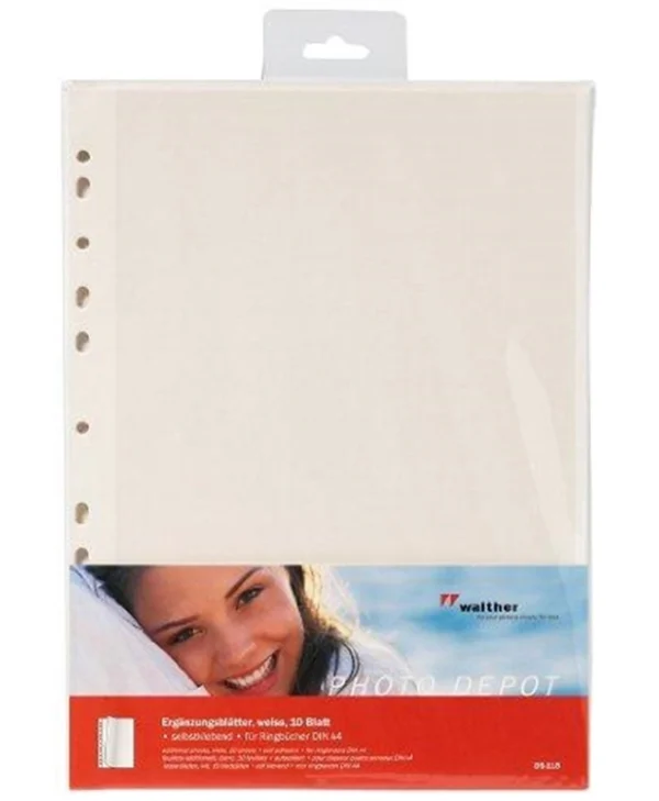 Walther Φωτογραφικό Χαρτί A4 (21x30) για Εκτυπωτές Inkjet 10 Φύλλα DS-118