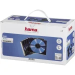 HAMA CD Box για 1 Δίσκο με Διάφανη Πρόσοψη σε Μαύρο Χρώμα 50τμχ 51269 - Image 2