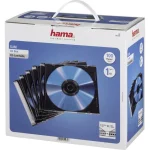 HAMA CD Box για 1 Δίσκο με Διάφανη Πρόσοψη σε Μαύρο Χρώμα 100τμχ 51270